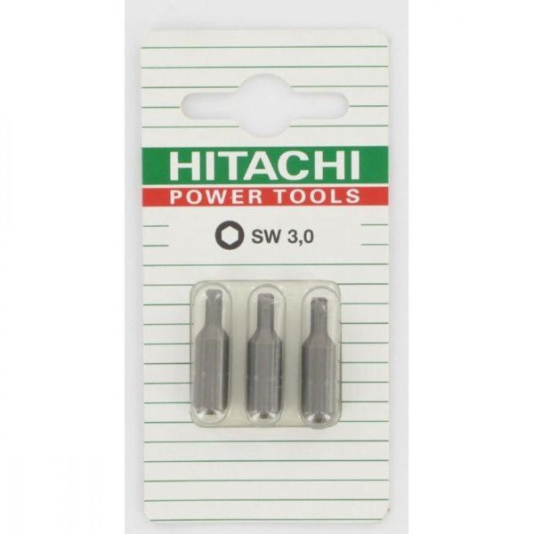 Set 3 biti profil Hex 752345 Hikoki. 1/4". 4 - 25 mm.