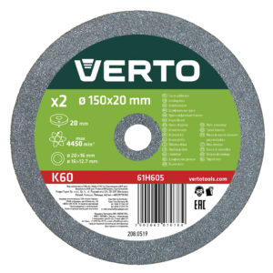 Disc pentru polizor 150 x 12.7 x 20mm. 2buc.Verto.
