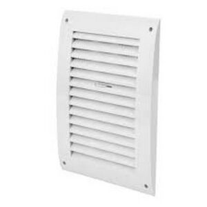 Grila de ventilatie N10 Europlast. 148 x 153 mm. PVC. Alb