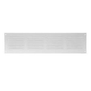 Grila de ventilatie metalica MR3010 Europlast. 300 x 100 mm. Alb