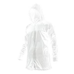 Pelerina ploaie. cu gluga si nasturi. polietilena. transparent. M-XL / LPPP01U