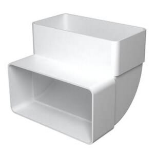 Cot vertical plat KLV Europlast. PVC. 110 x 55 mm.