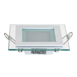 Spot incorporabil SMD LED. 6W. 480Lm. 4200K. 'sticla-patrat'. 016-015-0006