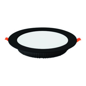 Spot LED incastrat, 24 W, 7000 K, 1800 lm, negru, ALEXA-24 Horoz