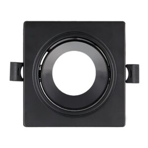 Spot LED patrat incastrat, 10 W, IP20, negru, AZELYA-2 Horoz