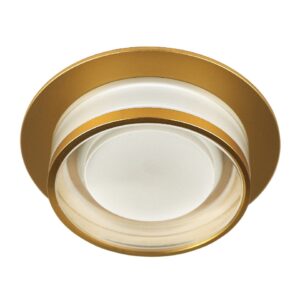 Spot LED rotund incastrat, 10 W, IP20, auriu, NANE Horoz
