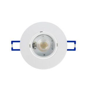 Spot LED incastrat rotativ, 5 W, 3CCT DIP, 450 lm, IP20, alb, NORA PRO-5 Horoz