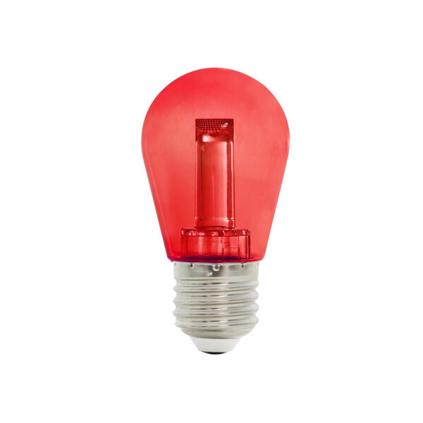 Bec LED FANTASY, 2 W, 44 lm, E27, rosu, Horoz