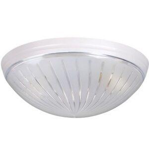 Plafon din plastic 'UFO ZAGREP' 'alb' cu dulie dubla Е27. 2х26W. 400-001-104