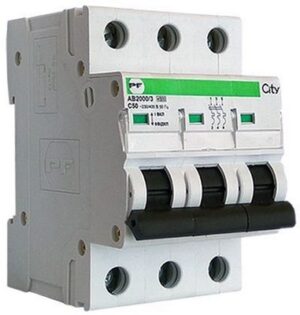 Intrerupator automat 3P. 10A. 4.5kA. curba С. CITY Promfactor