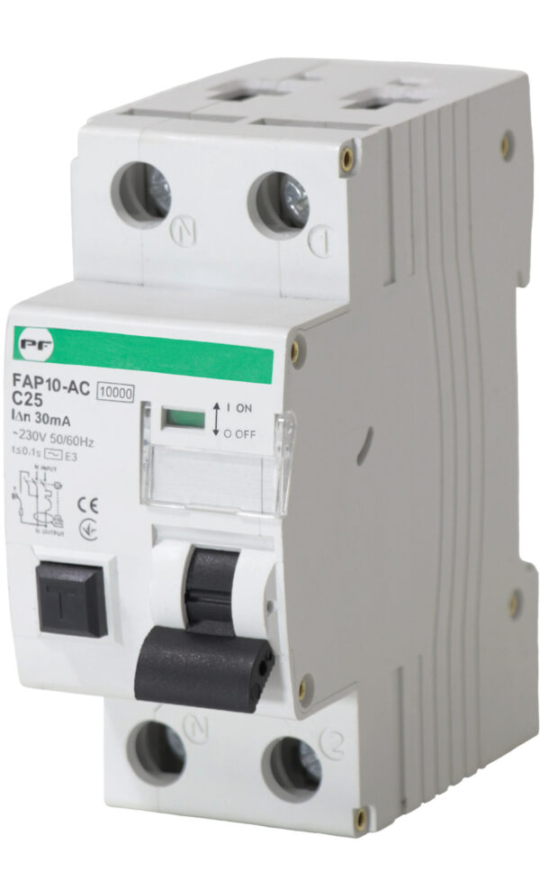 Intrerupator automat diferential, curba C, 1P+N, 25А, 10kA, Clasa AC, Promfactor