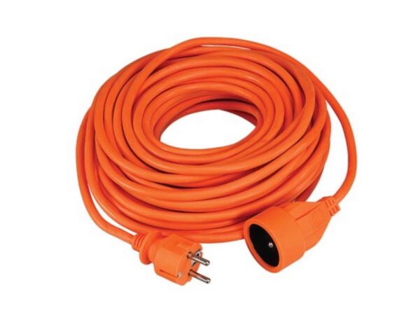 Prelungitor cu o priza, fara impamantare, 5 m, 2 x 1.0 mm2, 16 A, oranj, Neomax
