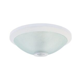 Corp de iluminat pentru tavan cu senzor de miscare 360 grade, 2xE27, metal/sticla, IP20, Tio