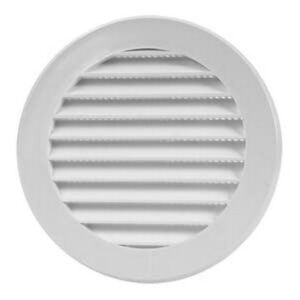 Grila de ventilatie VR125 Europlast. 125 mm. PVC. Alb