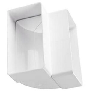 Cot vertical plat KLV25-90 Europlast. PVC. 220 mm x 55 mm.