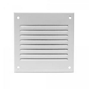 Grila de ventilatie metalica MR1010 Europlast. 100 x 100 mm. Alb.