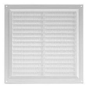 Grila de ventilatie VR2525 Europlast. 250 x 250 mm. PVC. Alb