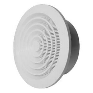 Grila de ventilatie de tavan NGA100 Europlast. D 100 mm. PVC. Alb.