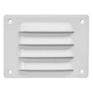 Grila de ventilatie metalica MR1419 Europlast. 140 x 190 mm. Alb.