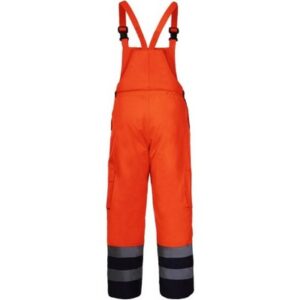 Salopeta de lucru Lahti Pro. Grafit/ Orange. Marimea XL. 190 g/m2.