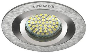 Spot incorporabil STYLE. MR16. G5.3. aluminiu. 'rotund' Vivalux