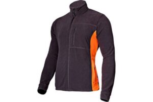 Jacheta de lucru din fleece Lahti Pro. Negru/ Orange. Marime 2XL.