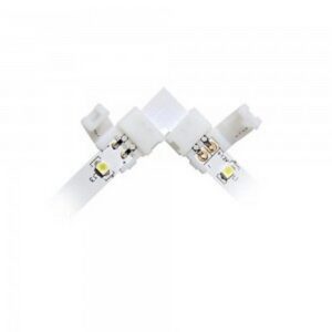 Conector. unghi L. p/u banda LED. clema-clema. 8-10mm. 'cut x 10buc'