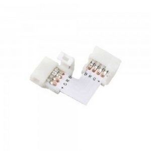 Conector. unghi L. p/u banda RGB LED. clema-clema. 8-10mm. 'cut x 10buc'