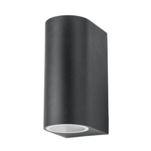 Corp de iluminat exterior pentru fatada PORTO/R Vivalux. 2 x GU10. IP44. negru.