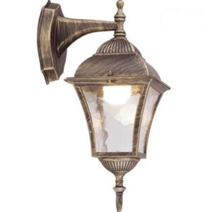 Felinar de gradina SOFIA Vivalux. Montaj perete. Directionat in jos. Alama antica. 1 x E27. max 60W. IP44. 185x145x350mm.