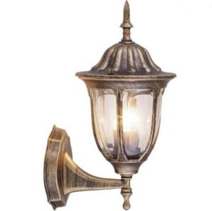 Felinar de gradina TOSCA Vivalux. Montaj perete. Directionat in sus. Alama antica. 1xE27. max 60W. IP44. 163x205x375mm.