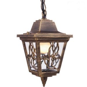 Felinar de gradina LYON Vivalux. Suspendat. Alama antica. 1 x E27. IP44. max 60 W. 145 x 145 x 1000 mm.