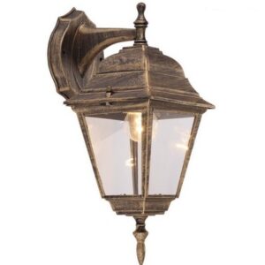 Felinar de gradina RIGA Vivalux. Montaj perete. Directionat in jos. Alama antica. 1xE27. max 60 W. IP44. 200x145x355mm.