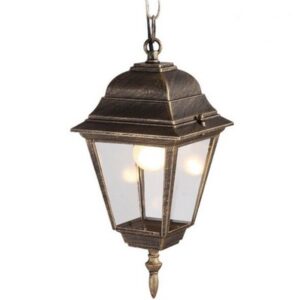 Felinar de gradina RIGA Vivalux. Suspendat. Alama antica. 1xE27. IP44. max 60 W. 145x145x1150mm.