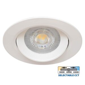 Spot LED incastrat, 5 W, 3000-6400 K, 350 lm, alb, IP54, CCT, RAYA Vivalux