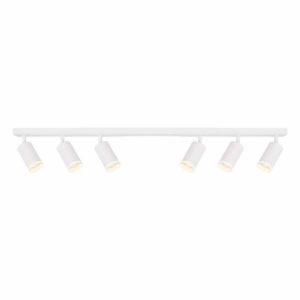 Plafoniera LED rotativa, MR16, 6XGU10, alb, KING Vivalux