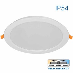 Spot LED incastrat, 24 W, 3000-6400 K, 2040 lm, alb, IP54, VERA Vivalux