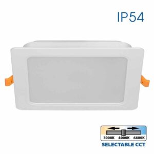 Spot LED incastrat, 18 W, 3000-6400 K, 1520 lm, alb, IP54, KAPI Vivalux