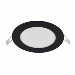 Spot LED incastrat, 6 W, 4000 K, 400 lm, negru, ESTE Vivalux