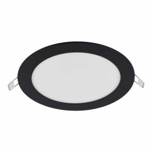 Spot LED incastrat, 12 W, 4000 K, 850 lm, negru, ESTE Vivalux