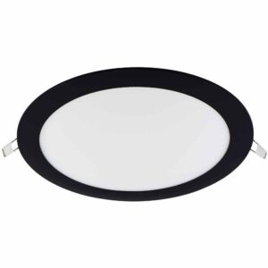 Spot LED incastrat, 18 W, 4000 K, 1150 lm, negru, ESTE Vivalux