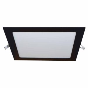 Spot LED incastrat, 18 W, 4000 K, 1150 lm, negru, GRID Vivalux