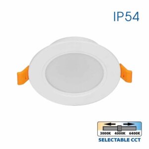 Spot LED incastrat, 5 W, 420 lm, alb, IP54, 3CCT DIP, VERA Vivalux