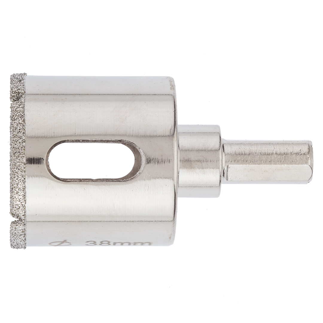 Burghiu diamantat pentru placi ceramice 57H290 Graphite. 38 mm.