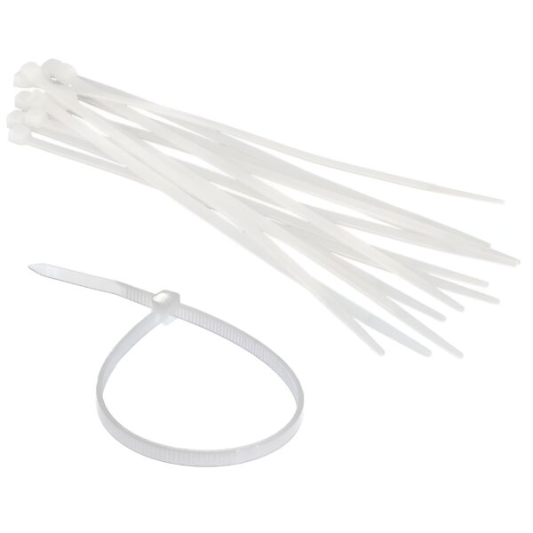 Coliere nailon albe, 3,6 x 250 mm, Cupra