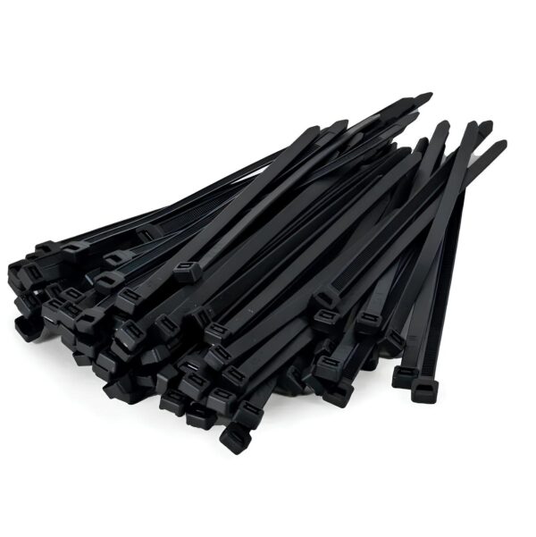 Coliere nailon negre, 4,8 x 400 mm, Cupra