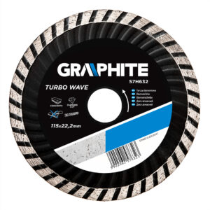 Disc diamant Turbo Wave 115x22.2mm Graphite