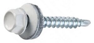 surub auto-foraj pentru acoperisuri WFD-4.8x25 alb 9010 '250buc'