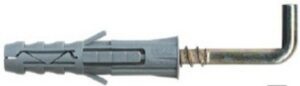 Diblu cu carlig dreptunghiular BP-12D Wkret-met. 8.0 x 100 mm. 2 buc.