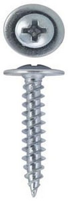 Surub cu cap plat 4.2x25 p/u metal 0.9mm. zincat '100buc' METRIC